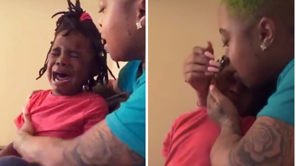 Little Girl Calls Herself 'Ugly' In Heartbreaking Video - Hairdresser Handles It With Grace