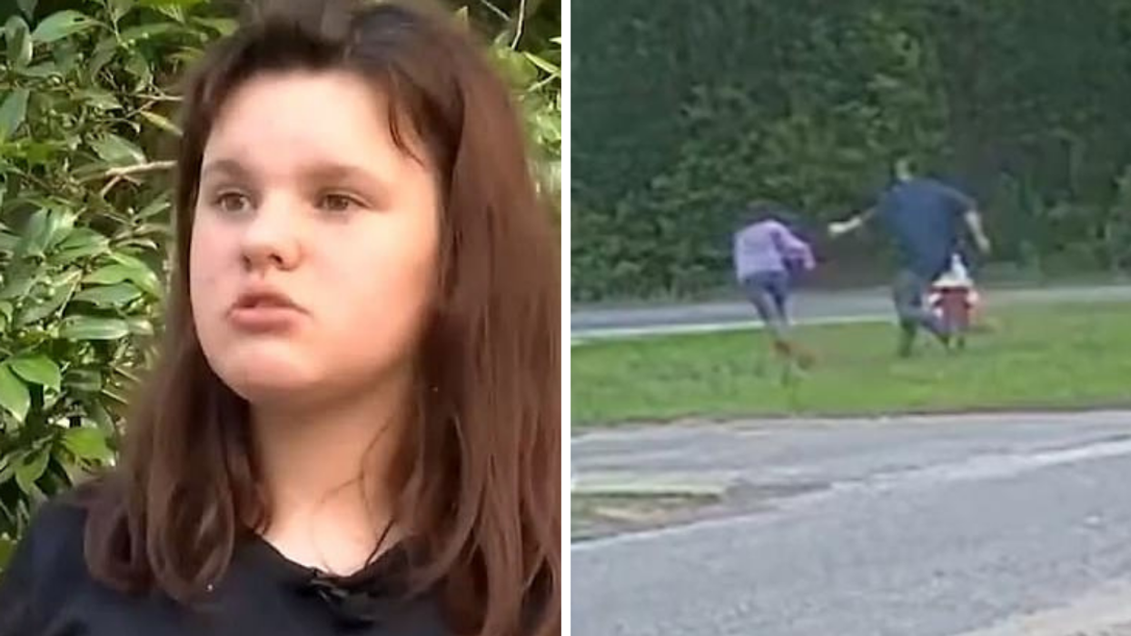 Quick-Thinking Girl Trusts Her Gut And Uses Slime To Escape Dangerous Predator