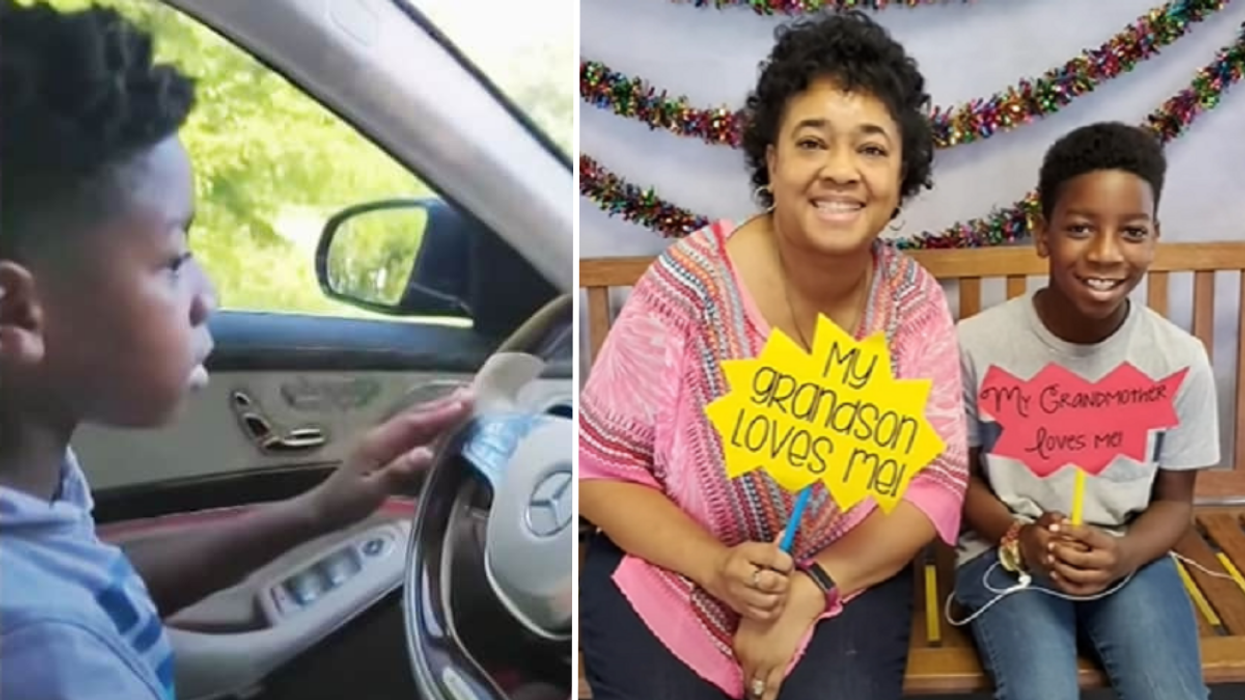 Grandmother Suffers Medical Emergency in Public - Then She Sees 11-Year-Old Grandson Driving Toward Her