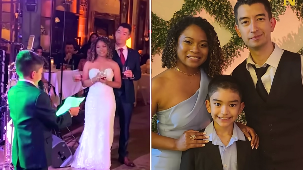 11-Year-Old Grabs Microphone at Fathers Wedding - Reveals the Truth About His New Wife