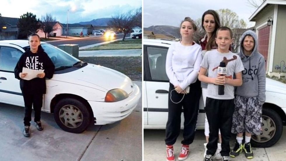 13-Year-Old Notices His Mom Is Struggling to Take Care of Their Family - So He Secretly Buys Her a Car
