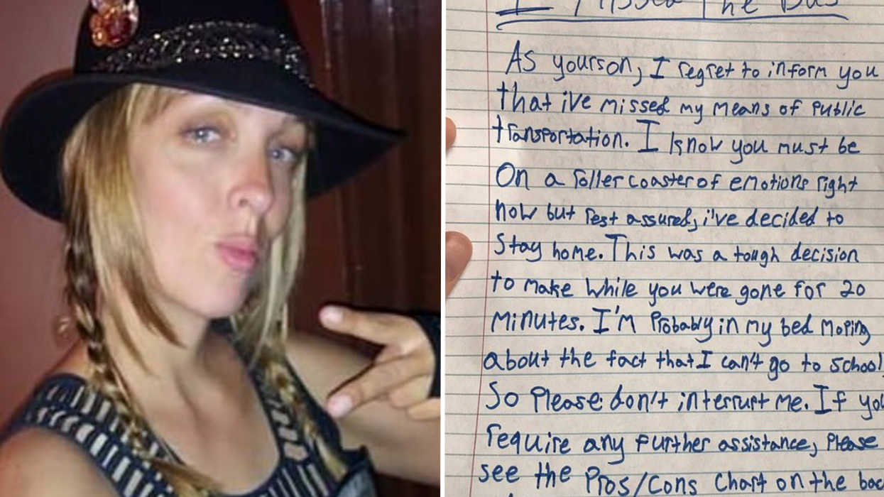 Mom Comes Home to Find Her Sons Confession on a Piece of Paper - It Immediately Goes Viral