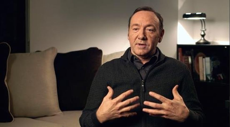 Kevin Spacey on what gave him the confidence to start acting