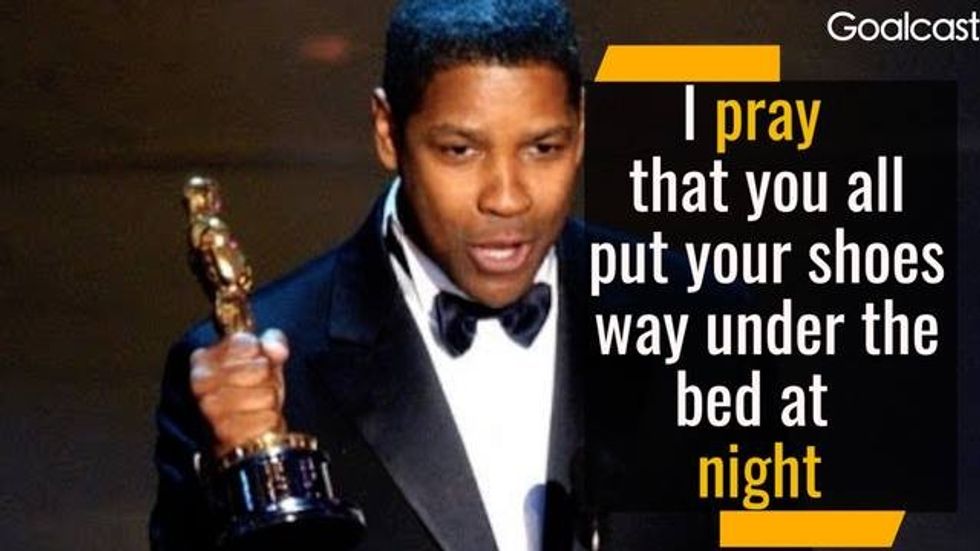 Denzel Washington: Get on Your Knees in the Morning