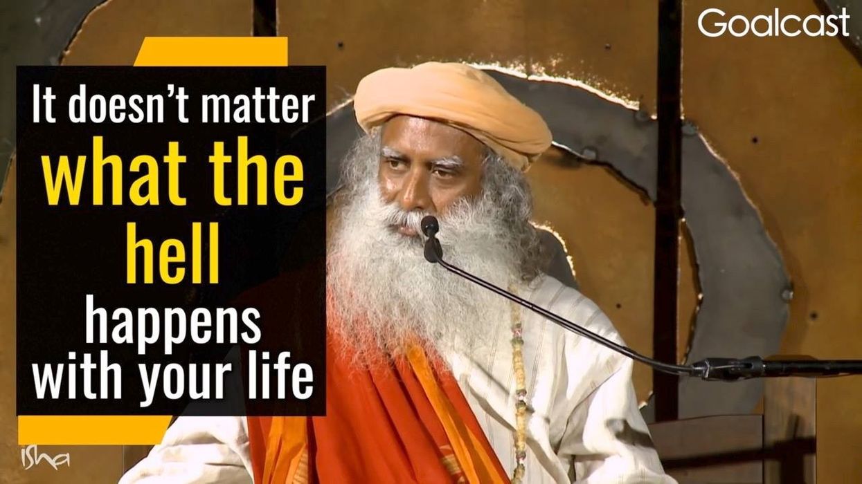 Sadhguru: The Meltdown is Beneficial