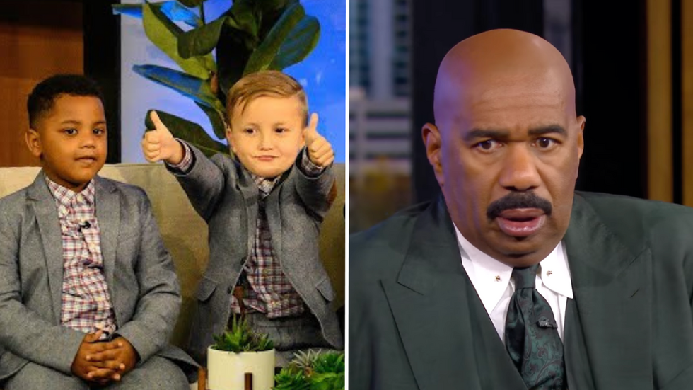 5-Year-Old Has an Urgent Request for His Mom - What Happens Next Leaves Steve Harvey Speechless