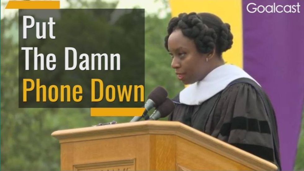 Chimamanda Ngozi Adichie: Put the Damn Phone Down