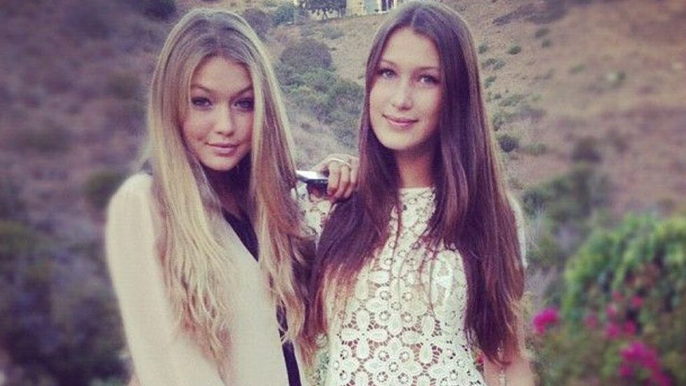 A young bella and gigi hadid in hollywood 1024x576
