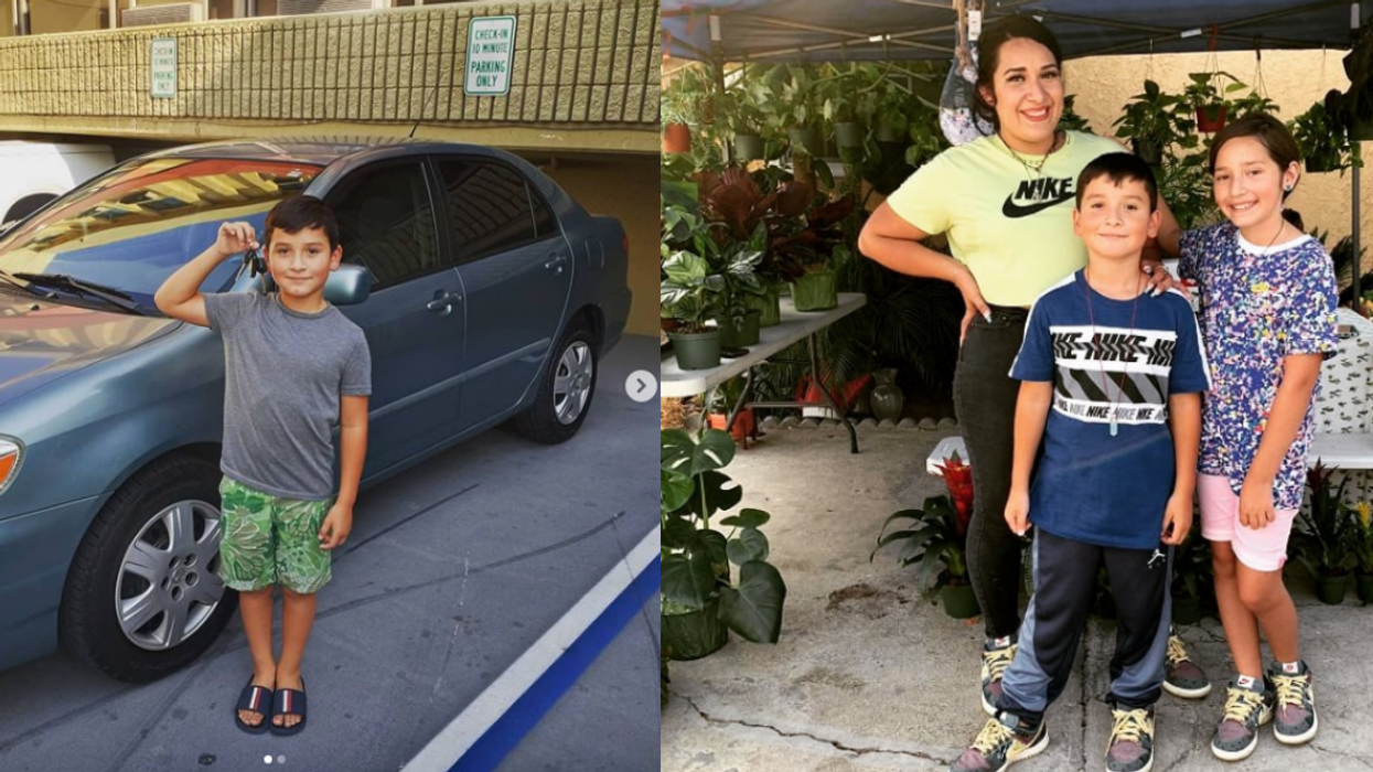 8-Year-Old Boy Starts Business, Saves Family From Homelessness And Buys Mom A Car