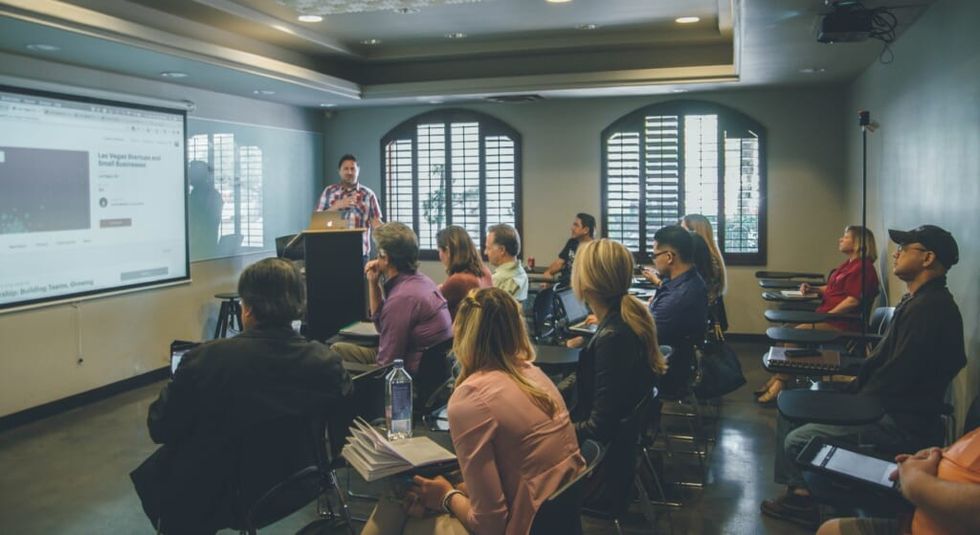 adult learners in calssroom