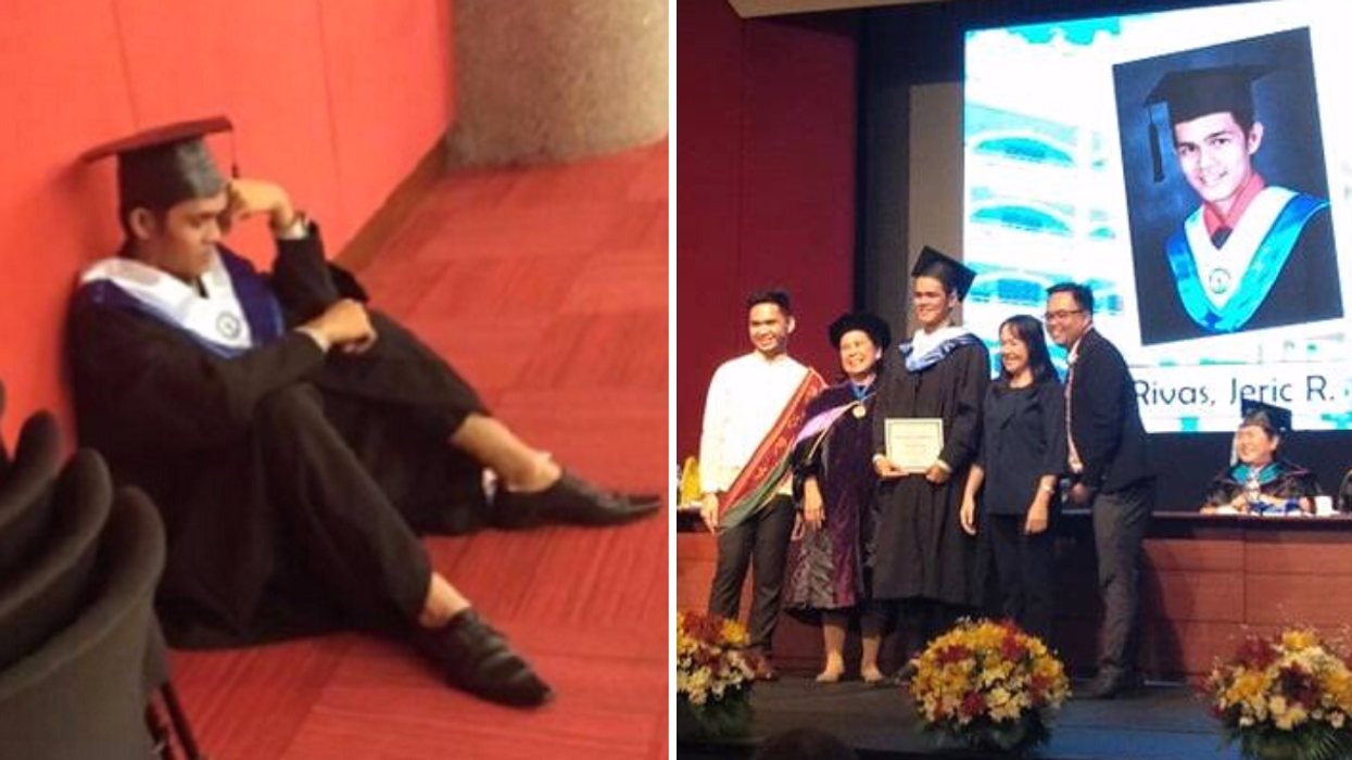 Student Sobs After His Parents Don’t Show Up to His Graduation for the 3rd Time - So All His Teachers Walk on Stage With Him Instead