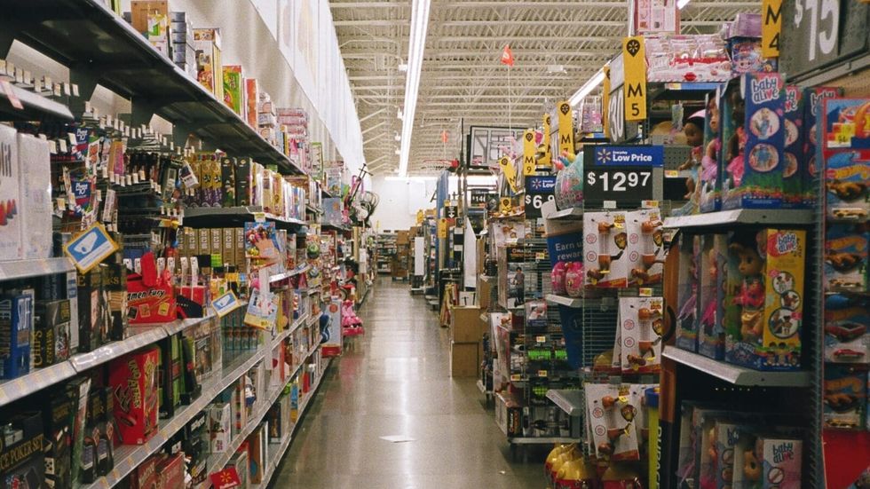 aisle in a supermarket