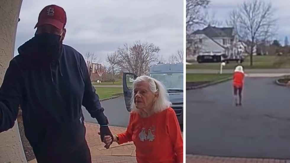 Alert Amazon Driver Stops Everything To Help Lost and Confused 92-Year-Old Get Back Home