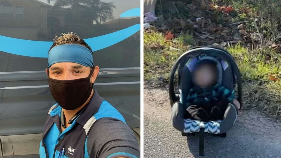 Amazon Driver Rescues Baby Abandoned On The Side Of The Road By Carjacker