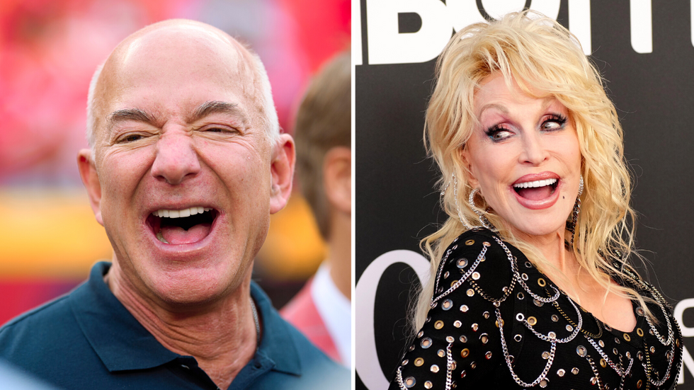 Amazon Founder Jeff Bezos Promises To Give Away Most of His Money — He Starts By Giving $100M to Dolly Parton
