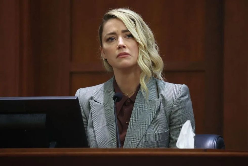 Amber Heard in court