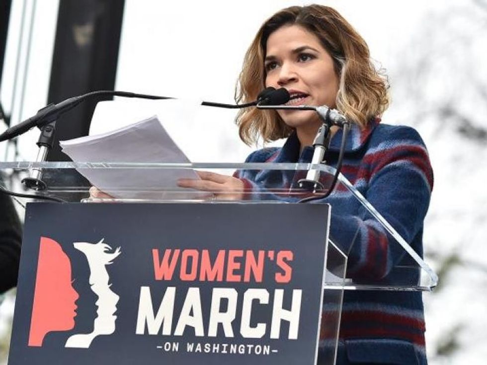 America Ferrera Womens March</p><p>