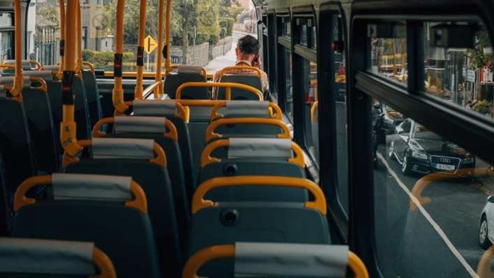 an empty bus