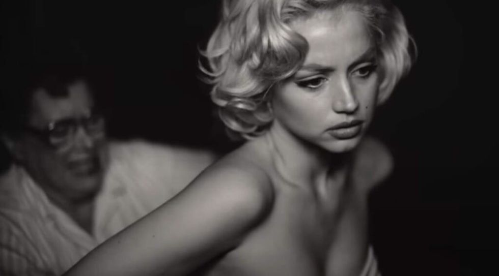 Ana De Armas as Marilyn Monroe in Netflix's 