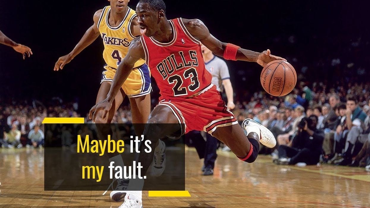 Michael Jordan | Are You Just Making Excuses? (Video)