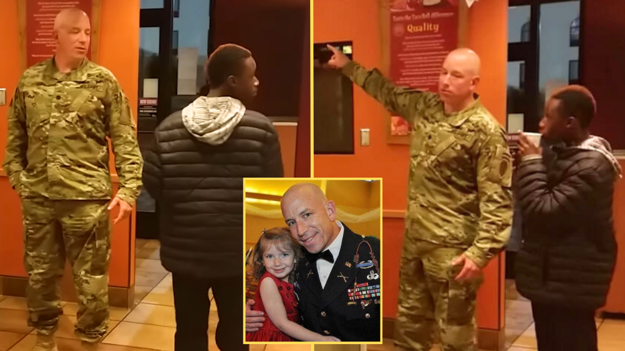 Man Speaks to Two Hungry and Cold Kids at Taco Bell - A Stranger Overhears the Conversation and Catches His Next Move on Video