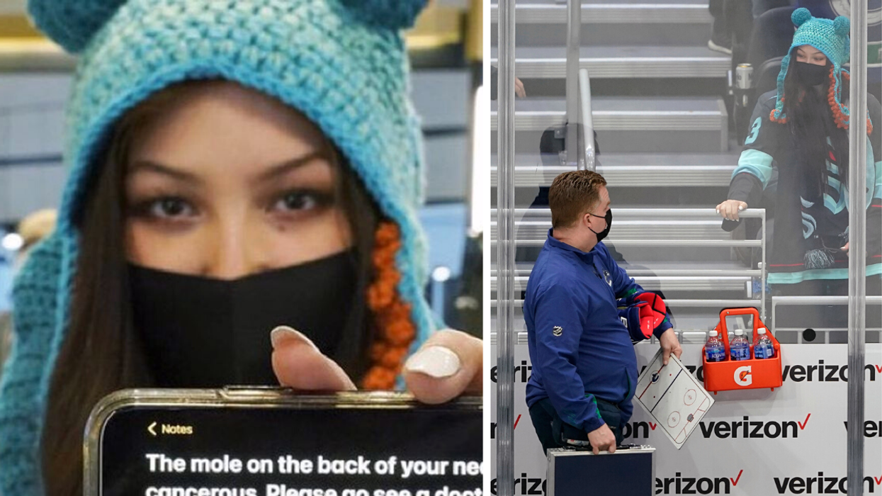 Aspiring Doctor Trusts Instincts And Uses Phone To Communicate Life-Saving Message At Hockey Game