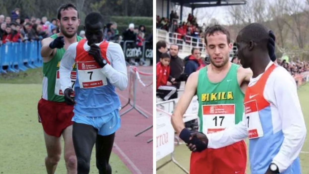 Athlete Lost Race On Purpose When His Rival Didn't See The Finish Line