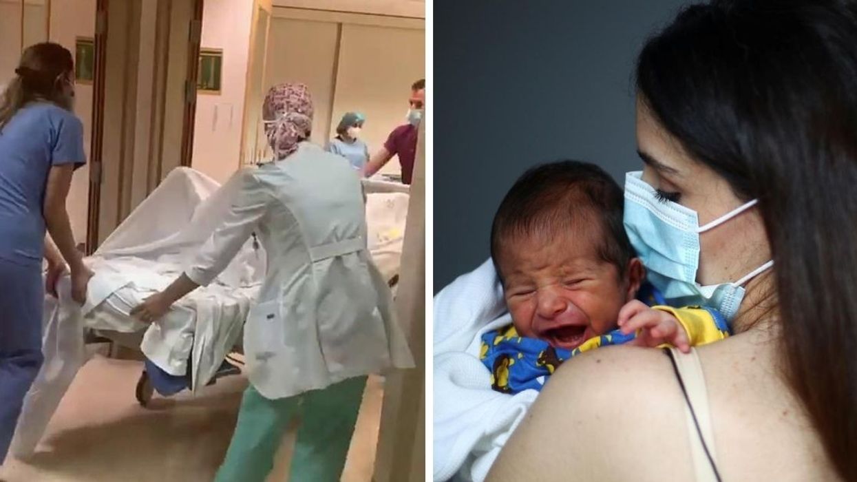 Doctor Delivers Baby In The Dark During Beirut Explosion