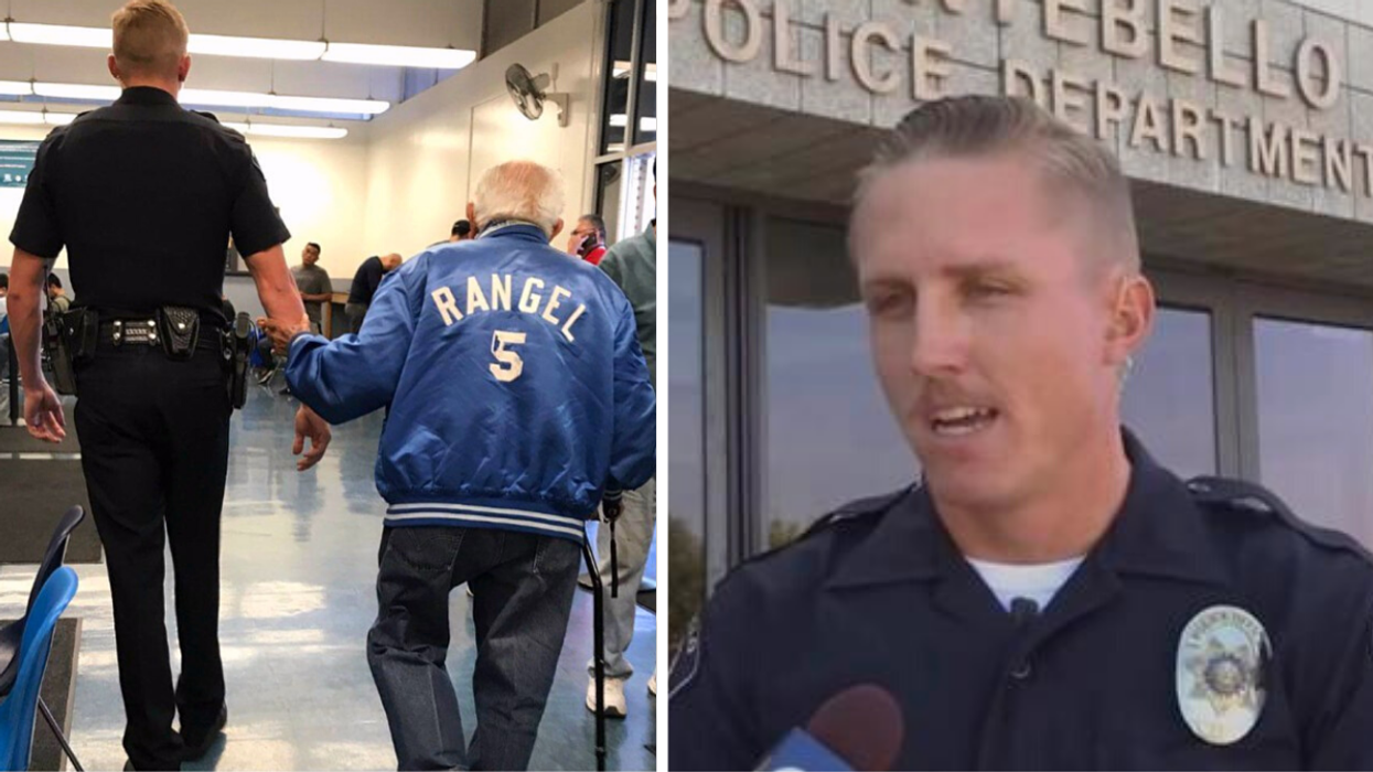 Bank Calls Police On 92-Year-Old For Creating Disturbance - Officer Leads Him Away And Reacts Unexpectedly