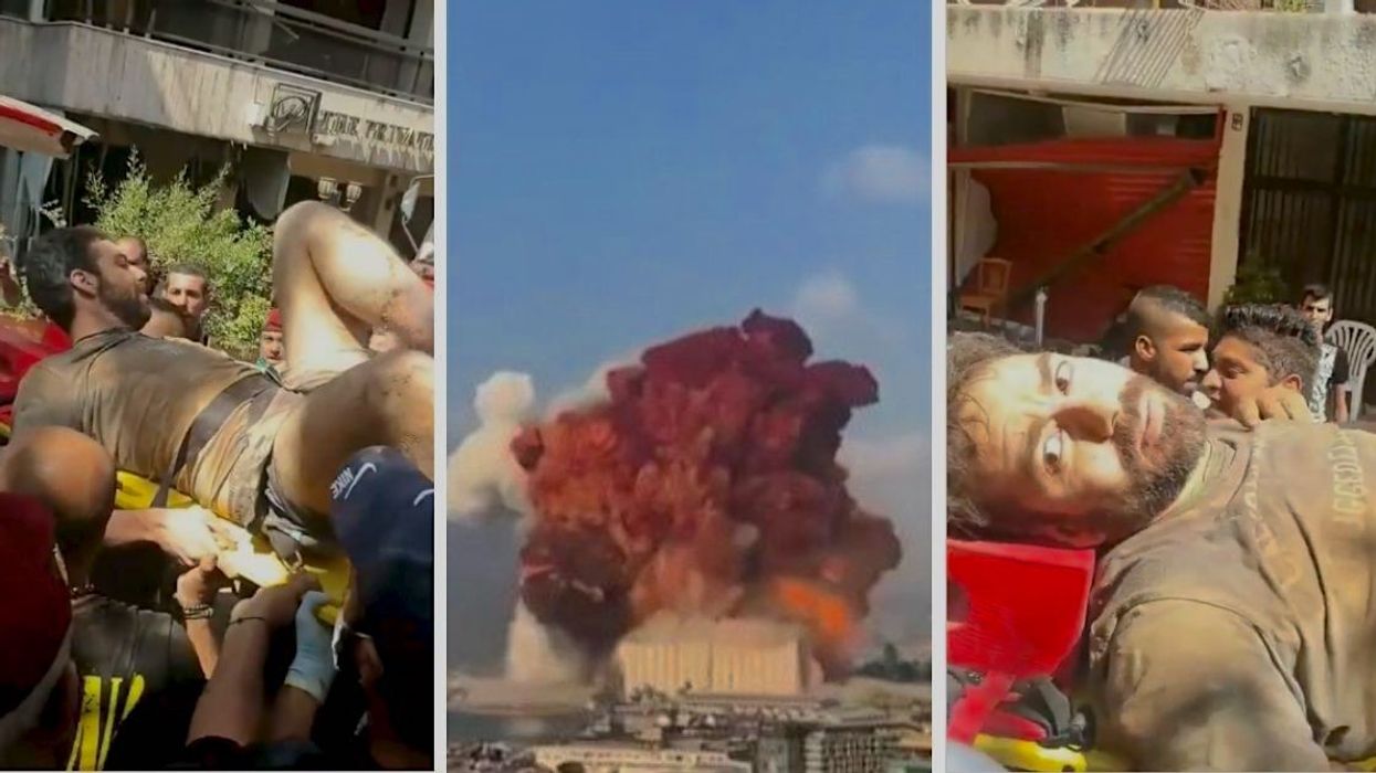 Beirut Man Rescued After Spending 15 Hours Under Destroyed Home