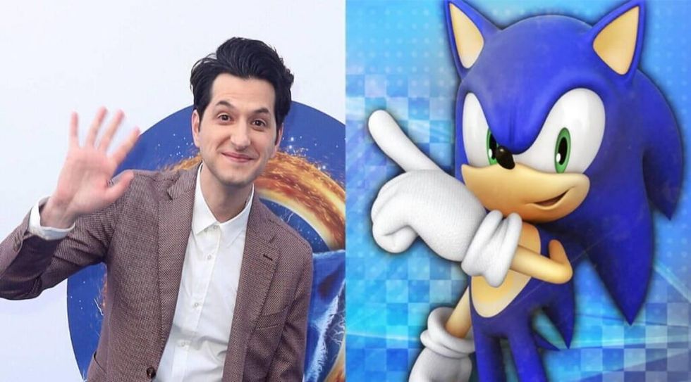 Ben schwartz with sonic the hedgehog 1024x567