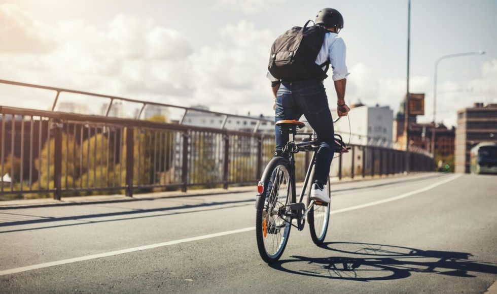 biking to work