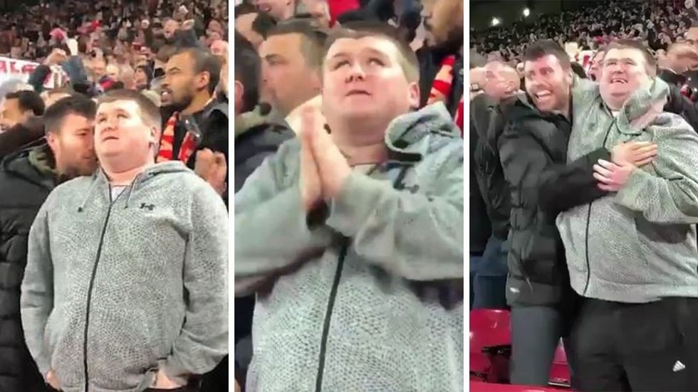 Blind Fan and His Cousin Get Noticed At Football Game - What Happens Next Takes Them By Surprise