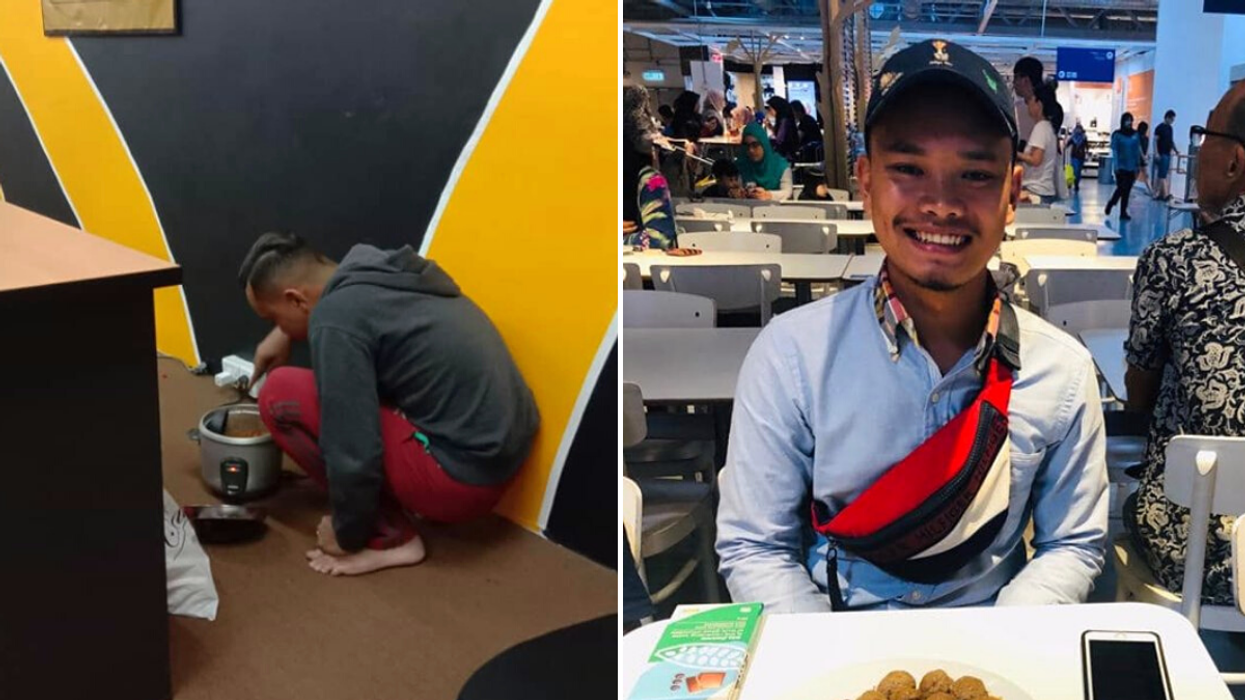 Boss Catches Employee Cooking Rice In The Office One Evening - The Reason Why Brings Him To Tears