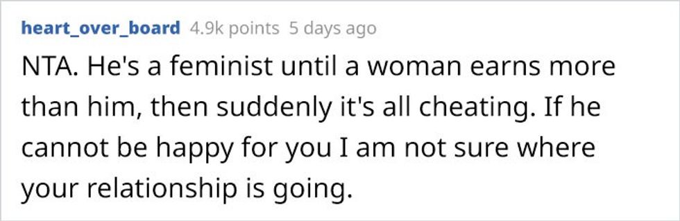 Boyfriend jokes on girlfriend career more pay 16 60adf457a1d11 700