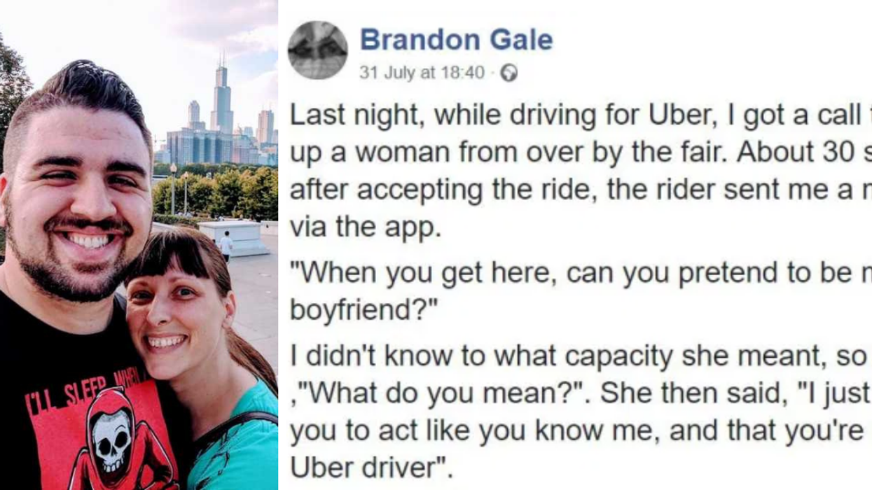 Uber Driver Acts Like Woman's Boyfriend To Avoid Potential Assault