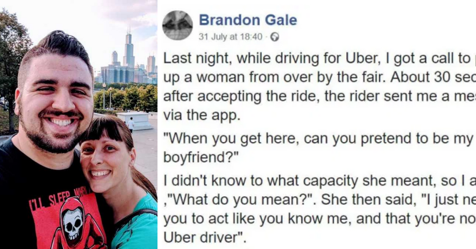 Uber Driver Acts Like Woman's Boyfriend To Avoid Potential Assault