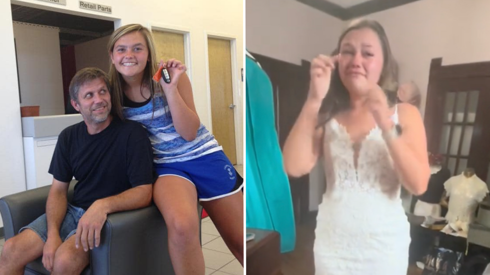 Bride Wears Her Wedding Dress - And Sobs When She Finds Out What Her Mom Had Planned Behind Her Back