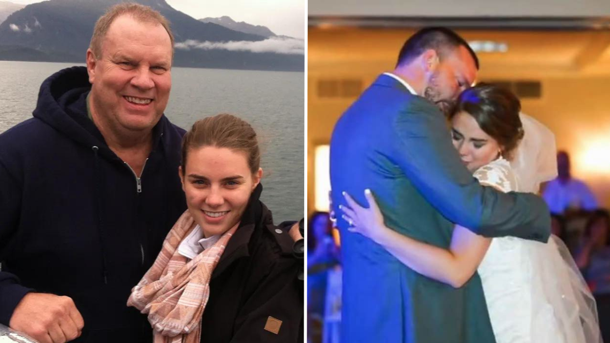 Bride Who Lost Her Dad Is Unable to Have a Father-Daughter Dance - Little Did She Know, Her Brothers Had Something Planned