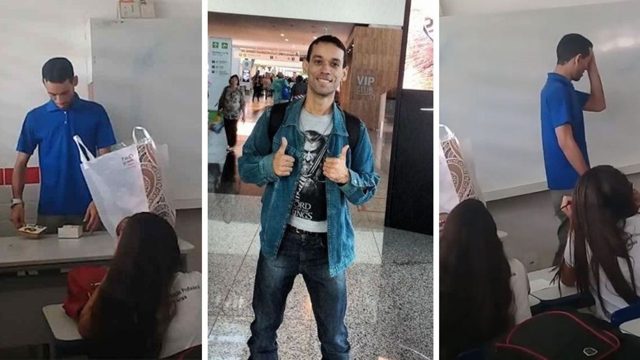 Students Surprise Unpaid Teacher After They Find Out He Is Living At School