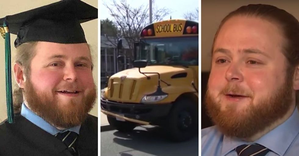Encouraged By Students, School Bus Driver Gets College Degree He Always Wanted