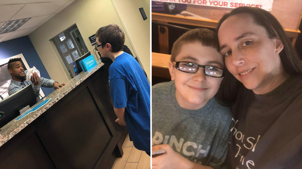 Mom Notices Young Son Rushing to Spend Time With 39-Year-Old Hotel Worker - And It All Started With One Simple Word