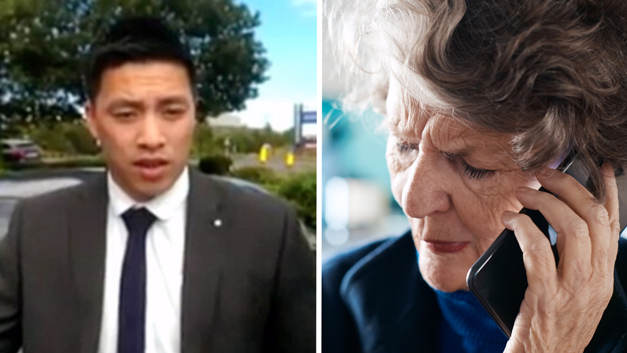 Salesman Immediately Runs Out Of Car Dealership After Receiving A Call From An Unknown Number