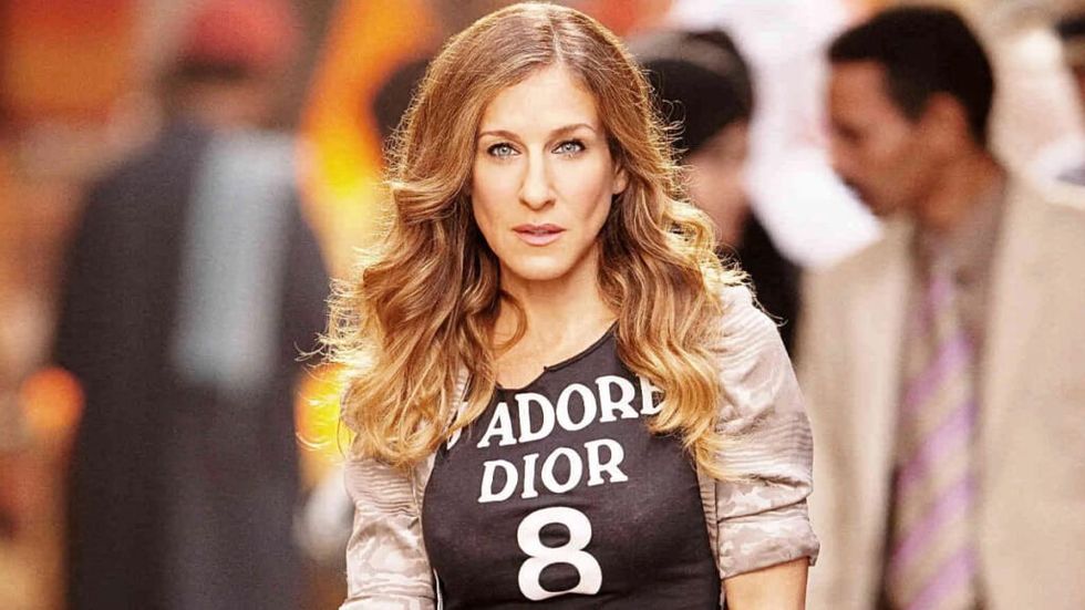 Carrie from Sex in the City in an Adore Diore 8 top and tutu