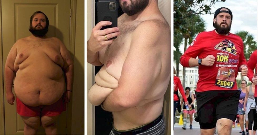 3 Years Ago, He Weighed 465 lbs But When He Met The Love Of His Life, Everything Changed