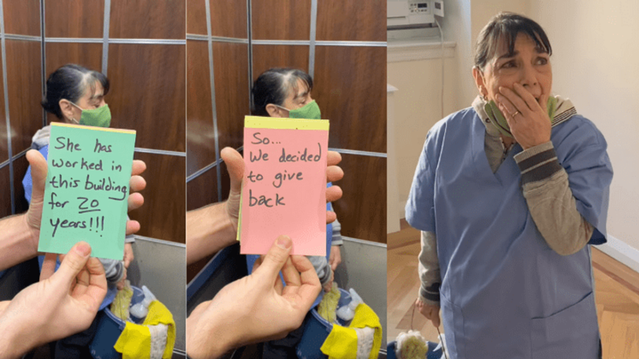 Condo Owners Bring Furloughed Cleaning Lady To Tears By Revealing They Got Her A Penthouse