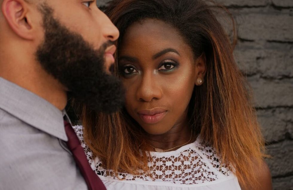 conflicted young woman