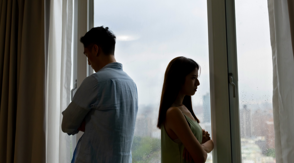 couple in conflict