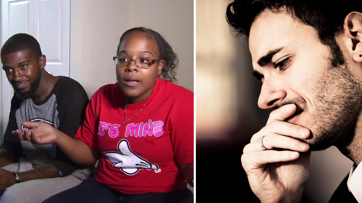 Crying Man Forced To Throw His Package Away By Airport Security - Its Contents Take 2 Strangers By Surprise