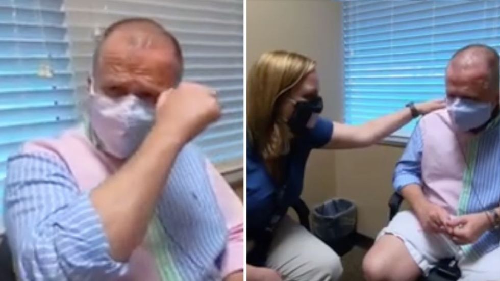 Deaf Man Receives Ear Implant - The First Thing He Hears His Wife Say Makes Him Break Down in Tears